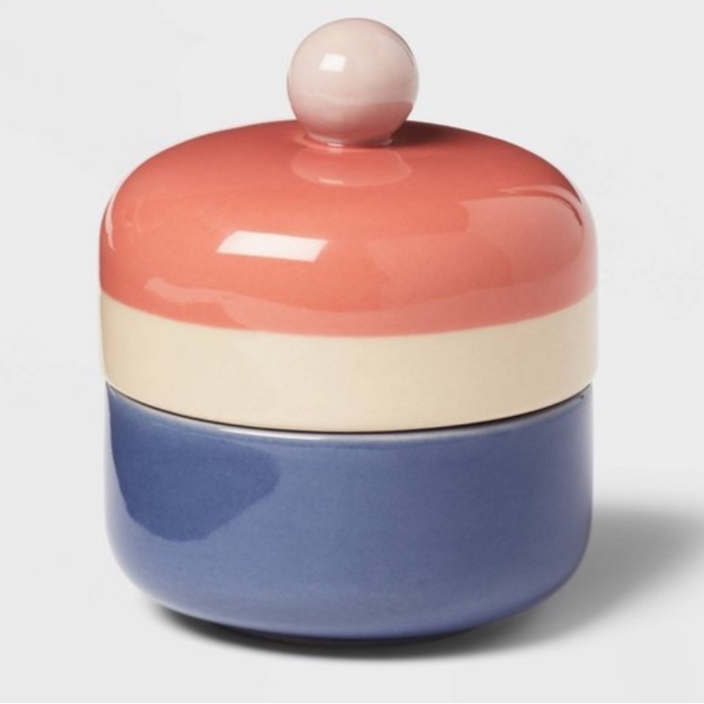 JUNGALOW x OPALHOUSE NWT stoneware bath canister